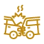 Icono carros chocando