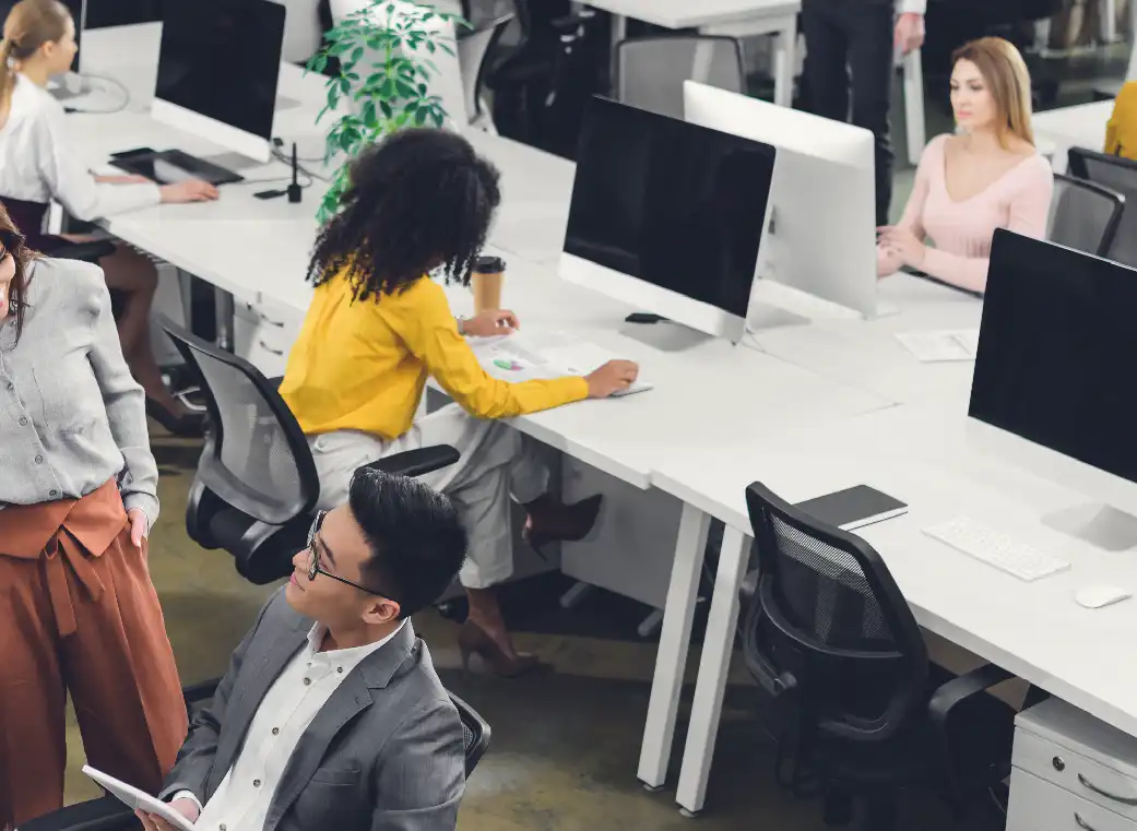 oficina moderna colaborativa